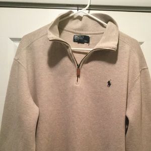 Polo quarter zip pull over.